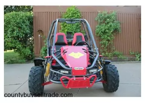 American Sportworks 150 CC Fox Carbide Dune Buggy ATV w/ Trailer